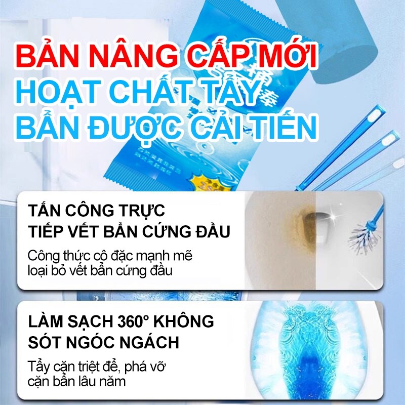 Viên sạch bồn cầu,tẩy sạch mảng bám - khử mùi - diệt vi khuẩn toilet - viên thả bồn cầu,hương thơm đa dạng