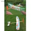 MỚI Đồ chơi giáo dục cho trẻ em Dây cao su Powered Glider Biplane Lắp ráp máy bay Đồ chơi máy bay SKY