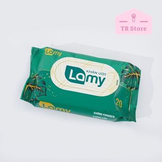 Khăn Ướt Lamy 100 Tờ Có Nắp Đậy Tiện Lợi - Không Cồn, Không Paraben, An Toàn Dịu Nhẹ Cho Bé Và Gia Đình