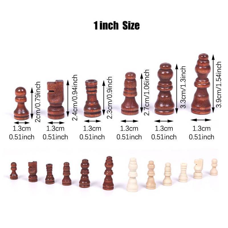 AN.MART 32 Chiếc Cờ Gỗ Miếng Hoàn Chỉnh Cờ Tướng Từ Quốc Tế Bộ Cờ Tướng Cờ Tướng VN