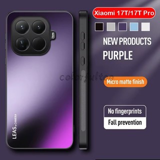 Ốp Điện Thoại Xiaomi17T Cho Xiaomi Mi 17T 15T Pro 15TPro 17TPro Mi17T 5G Màu Trơn PC Cứng AG Matte Ốp Lưng Bảo Vệ Chống Vân Tay Vỏ Bảo Vệ Chống Sốc