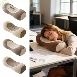 Gối kiều mạch AMLU, Gối cột sống chống vòm giúp giấc ngủ, Gối sống động hình trụ di động Giảm đau cổ tử cung thoáng khí cho người lớn