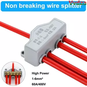 Bộ chia công suất cao VVDZA, Khối đầu cuối nhanh bằng đồng thau công suất cao, Đầu nối điện nhỏ gọn Khối đầu cuối Điện
