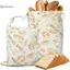 Túi đựng bánh mì BeautifulHomeA cho bột chua Thiết kế tái sử dụng Giữ bánh mì tự làm tươi Dễ dàng làm sạch 2 kích cỡ có sẵn VN