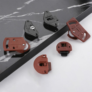【COLORFUL】Sliding Door Castors Set of 4 For Smooth For Durable Adjustable Height Furniture
