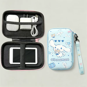Túi lưu trữ kỹ thuật số Cinnamoroll dễ thương, Bộ sắp xếp cáp dữ liệu sạc tiện ích đĩa U, Phụ kiện đa chức năng Bảo vệ tai nghe