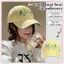 JRP Nữ Thêu Hoa Mũ Bóng Chày Cotton Ngọt Ngào Ngoài Trời Tấm Che Đạt Đỉnh Mũ Chữ Hàn Quốc Màu Trơn Hip Hop Bố Nón JRP
