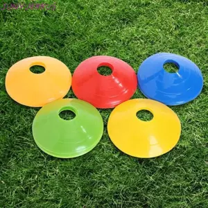 JUNYUE88US 10 Chiếc Chống Bóng Đá Huấn Luyện Ký Đĩa, Đĩa Ký Huấn Luyện Bóng Đá Chống Áp Lực PE, Đĩa Đánh Dấu Điều Khiển Bóng Đĩa Nón Bộ Chống Áp Lực Nón Bút Đánh Dấu