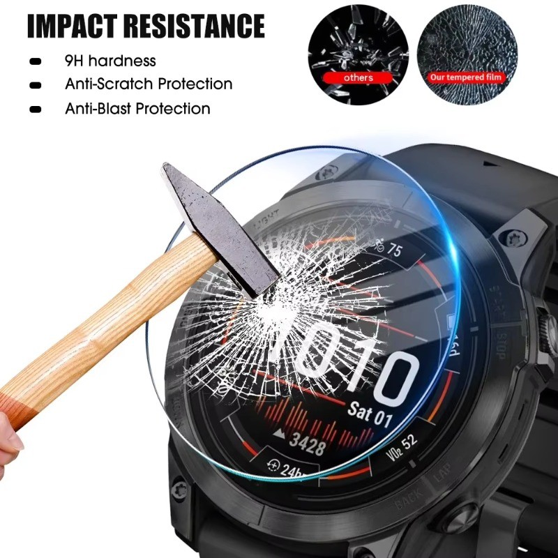 1-3 Chiếc Kính Cường Lực Cao Cấp Cho Garmin Forerunner 965 955 945 45S 265S 265 255 255M 255 245M 245 165 158 170 HD Trong Suốt Đồng Hồ Thông Minh Bảo Vệ Màn Hình Độ Cứng Phim Kính