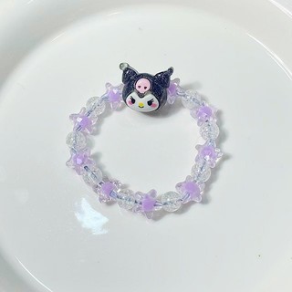 1 Vòng Vòng Đeo Tay Pha Lê Hoạt Hình Kuromi Melody Đáng Yêu Co Dãn Cho Bé Đồ Chơi Sanrio Quà Tặng Dễ Thương