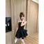 Đầm không tay cổ dây dáng ôm phong cách Pháp Phong cách nữ mùa hè phong cách con gái