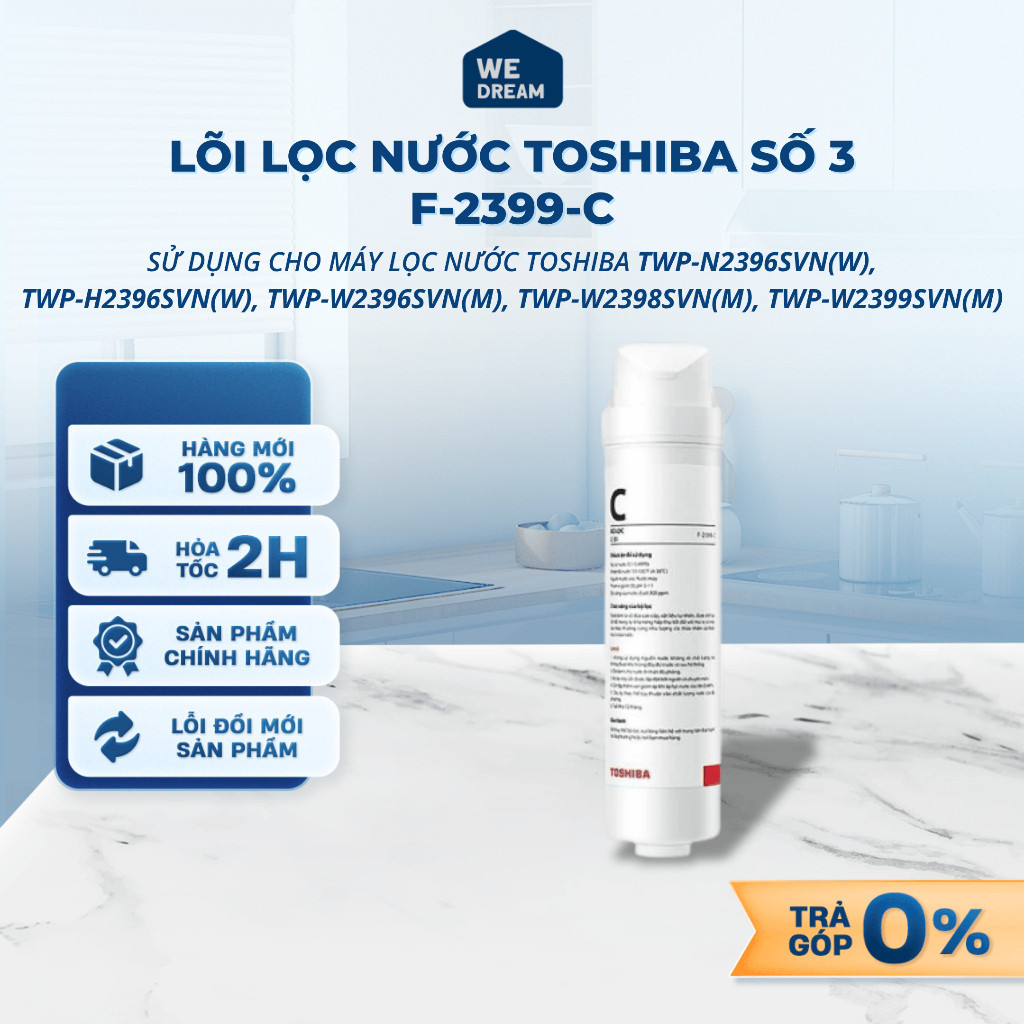 Lõi Lọc Nước Toshiba Số 3 F-2399-C - Hàng Chính Hãng