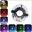 THÊM LED Sạc Xe Đạp Bánh Xe Trung Tâm Đèn Chống Nước USB RGB Nhiều Màu Sắc Xe Đạp Nói Đèn An Toàn Cảnh Báo Và Trang Trí BSS