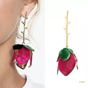 Ở Lại Thiết Kế Độc Đáo Bông Tai Hoa Dài Thiết Kế Độc Đáo Bông Tai Tòn Ten Cho Fashionistas Đảng Tai Trang Sức