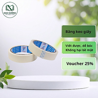 📦 Băng keo giấy trang trí – Viết được, dễ bóc, không hại bề mặt