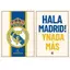 Áp phích vải chống thấm nước không khung Real Madrid, Câu lạc bộ bóng đá Sân vận động Jersey 2004 UCL Nghệ thuật treo tường cho trang trí phòng khách
