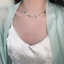 Mới Phong Cách Trung Quốc Không Đều Sỏi Vòng Cổ Nữ Cổ Tre Đính Hạt Xương Đòn Dây Chuyền Ánh Sáng Sang Trọng Retro Phù Hợp Với Áo Len Dây Xích Hợp Thời Trang