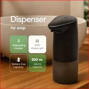 ST2 Máy phân phối xà phòng không chạm tự động Phòng tắm Nhà bếp Khách sạn Mặt bàn Sử dụng pin TS2 miễn phí