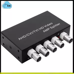 1 trong 4 Ra 2mp 1080P AHD CVI TVI BNC Bộ khuếch đại phân phối Video 1CH đến 2CH Bộ chia cho Camera an ninh CCTV
