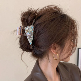Kẹp tóc tam giác axit axetic dành cho nữ sang trọng