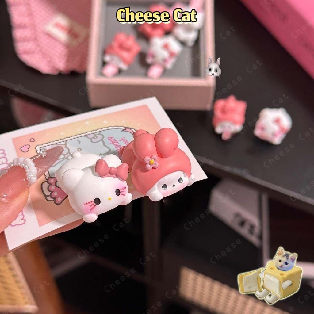 Phụ kiện Kitty Melody DIY trang trí vỏ điện thoại di động/máy ảnh/xe máy búp bê nhỏ dễ thương