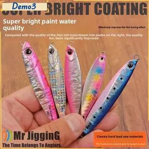 Jig kim loại dọc, 15g 20g Thiết kế đúc kéo Shore Jigging Mồi, Chất liệu kim loại Jigging dọc Loại mồi cứng Thìa Bass biển Câu cá hồi