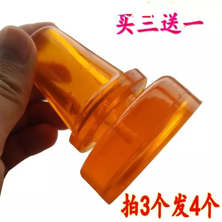 Nạng Nách Chống Trơn Trượt Đầu Chống Mài Mòn Người Khuyết Tật Đôi Nạng Chân Thảm Gỗ Đế Thêm Dày Bò Tendon Đa Năng Chân Cover