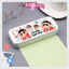 Ốp lưng kính từ tính nắp gập hình anime hoạt hình Crayon Shin-chan dành cho trẻ em