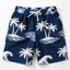 Thực vật nhiệt đới In 3D Unisex Phong cách Hawaii Quần short đi biển thoáng khí thoải mái