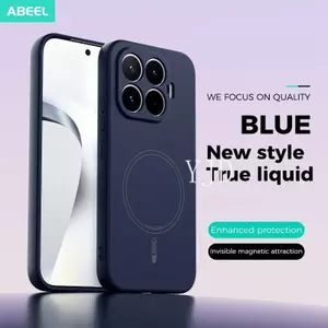 Ốp YJD Cho Xiaomi 17T Pro Cao Su Silicon Lỏng Nhẹ Và Mỏng Vô Hình Từ Tính Attaration Chống Rơi Vỏ Điện Thoại