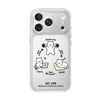 Mèo "Vòng lặp cuộc sống"ỐP đIệN ThoạI Cho IPhone 17 16PRO 15Plus 14 13 12 11 Promax XSMAX ốP Silicon TPU MềM Trong SuốT