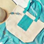 Túi đi biển Canvas Moroccanoil Beach Tote Bag 2026 [ MK ]