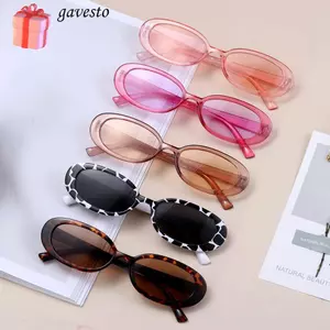 Kính râm hình bầu dục GAVESTO Vintage Polarized UV400 Thời trang