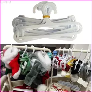 VIC Thiết Thực Thu Nhỏ Giá Treo Quần Áo Với 10 Móc Treo Cho Búp Bê 15cm 20cm An Toàn Cho Trẻ Em Nhà Chơi Lưu Trữ Tổ Chức Hàng Ngày Chúng Ta