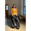 Áo thun ngắn tay hai mảnh màu vàng Mango giả chính hãng dành cho nữ Mùa hè Phong cách mới Slim-Fit Slimmer Look American Hot Girl Style Top