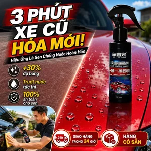 🔥Giá sốc🔥 3 Phút Phủ Nano Siêu Nhanh | Dung Dịch Phủ Kính & Làm Sạch Ô Tô | Chất Phủ Tinh Thể Chống Trầy Bảo Dưỡng