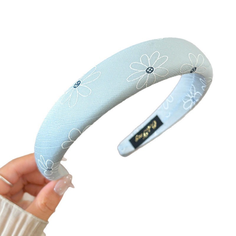 Băng đô buộc tóc rộng hình hoa hợp thời trang dành cho nữ