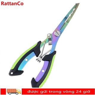 Kìm câu cá RATTANCO, Thiết kế khóa đa chức năng Kìm mũi kim câu cá, Thép không gỉ di động Thiết kế bỏ túi nhẹ Kìm thu hút Câu cá và kiểm soát cá