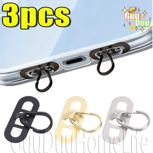 Kẹp dây buộc điện thoại bằng thép không gỉ - Phụ kiện điện thoại di động - Siêu mỏng, có thể tháo rời - Khóa dây buộc chống mất - Bộ kết nối an toàn / Giao hàng miễn phí