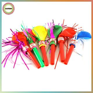 SAFENH 50 Chiếc Còi Thổi Nhiều Màu Sắc Có Bóng Bay Cho Trẻ Em Tiệc Sinh Nhật Ủng Hộ & Đồ Chơi VN
