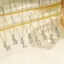 PNPIA- Thời Trang Cubic Zirconia Vương Miện Chữ Mặt Dây Chuyền Nelace Vàng Hip Hop Punk Bảng Chữ Cái Trang Sức