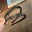 ECK Chống Trơn Trượt Kim Cương Giả Tóc Vòng Ban Nhạc Nữ Răng Co Giãn s Dành Cho Nữ Sáng Bóng Sang Trọng Tóc Hoop HOT