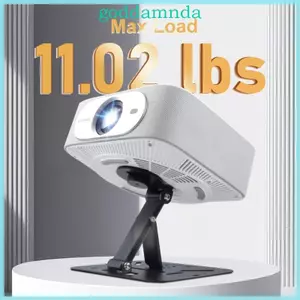 Đế máy chiếu tiết kiệm không gian GODD Có thể gập lại 26mm Dày 11lbs Khả năng chịu tải Chống trượt Đế tam giác Điều chỉnh góc nhanh