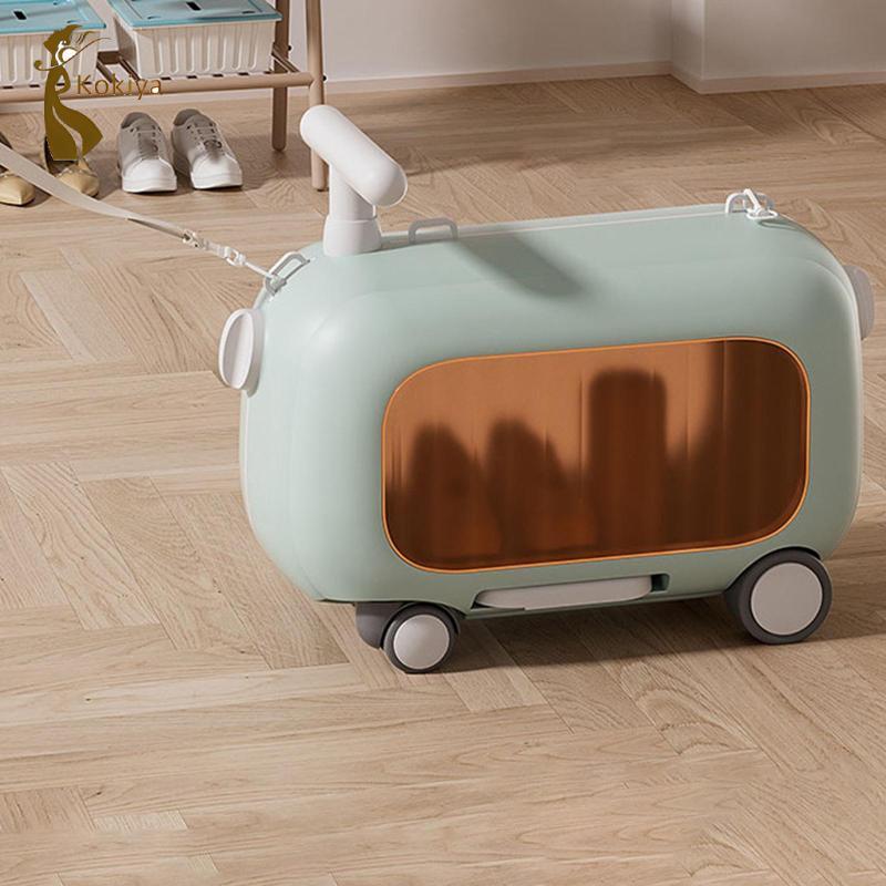 Túi du lịch trẻ em di động với xe đẩy 4 bánh Vali sức chứa lớn cho kỳ nghỉ gia đình và ngày nghỉ cuối tuần