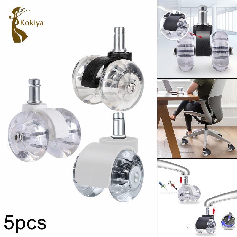 5 Chiếc Xoay Ghế Văn Phòng Bánh Thay Thế Bánh Xe Cao Su Polyurethane Ghế Văn Phòng Cuộn Cho Bàn Làm Việc Ghế Và Bàn