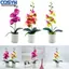 <cosyh>Artificial Phalaenopsis Orchid Long-Lasting Elegant Home Decor For Desk