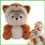Chó Husky Thú Nhồi Bông Cuddly Biến Hình Búp Bê Husky Sang Trọng Đồ Chơi Gối Ngủ Nhẹ Nhàng Búp Bê Husky Mềm saixit2vn