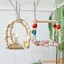 Đồ Chơi Chim Gỗ Chim Perches Vẹt Đứng Leo Xích Đu Đồ Chơi Treo Lồng Phụ Kiện