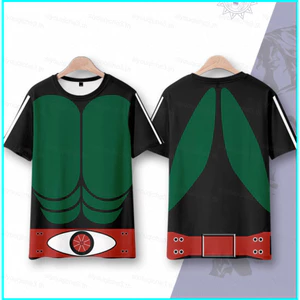 SY3 Mặt nạ Kamen Rider Áo Thun Cho Trẻ Em Người Lớn Anime Unisex Cosplay 3d Áo Sơ Mi Tay Ngắn Áo Thường Ngày Plus Kích Thước Tee YS3