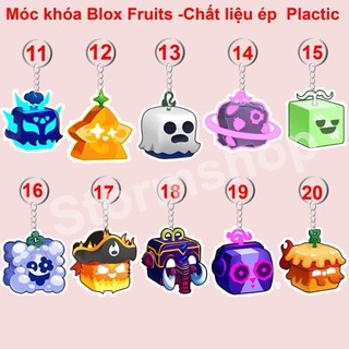 Móc khóa  Blox FRUITS - nhiều mẫu, đa dang các loại trái và các tuyệt chiêu